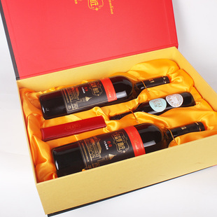 陕西丹凤安森曼酒庄传奇干红葡萄酒2支装礼盒获金奖红酒