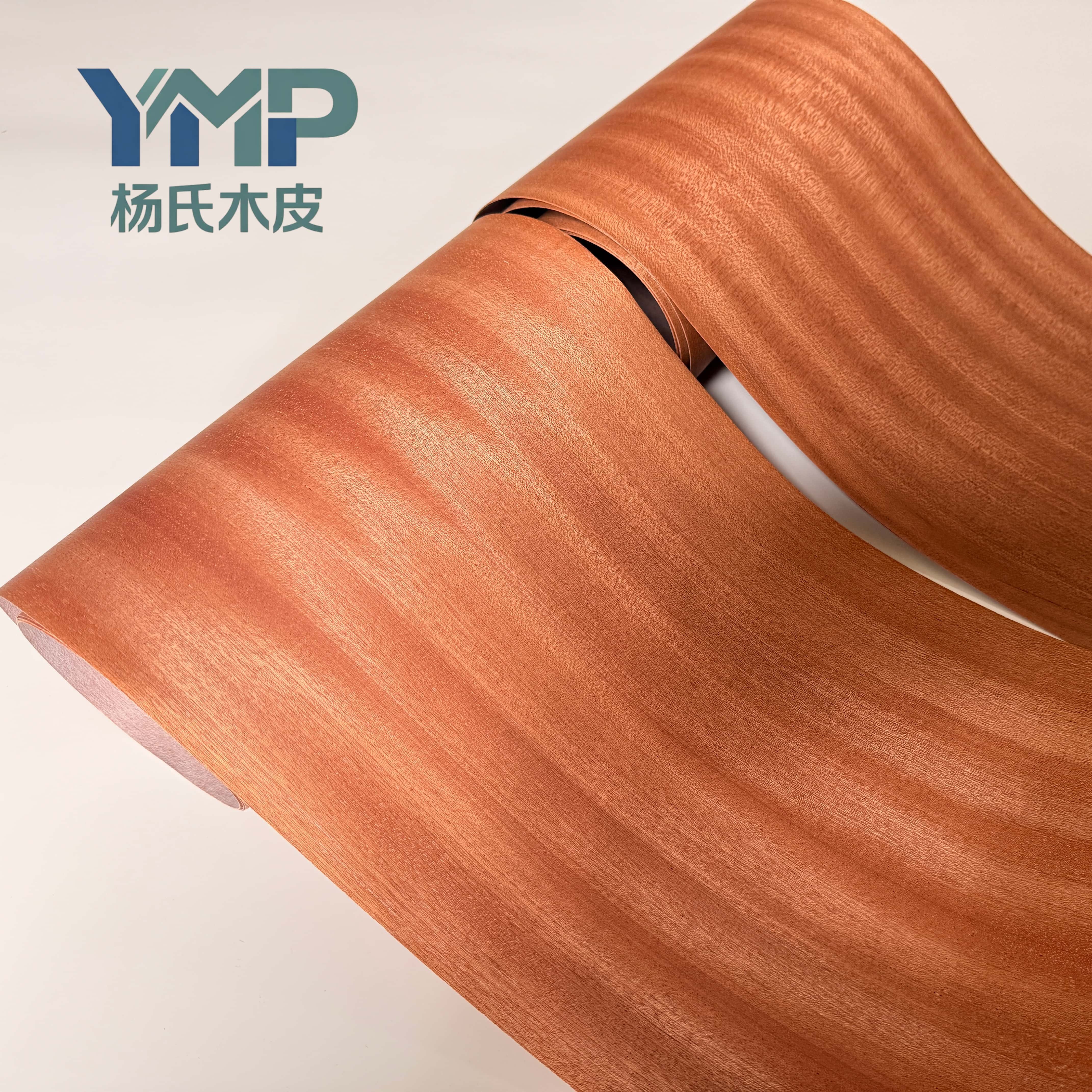 沙比利木皮 尼斯直纹天然木皮 0.2mm家具贴皮 贴面无纺布木皮