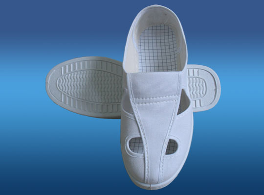 蓝色加厚软底男女款透气防静电鞋