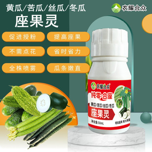 黄瓜授粉专用药 丝瓜催花受粉坐果灵促开花座瓜增瓜灵 苦瓜授粉药