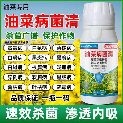油菜病全治杀菌剂黄叶死棵