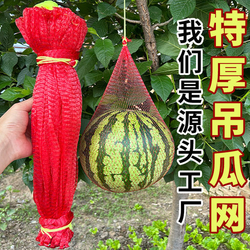特厚吊西瓜专用网兜网袋大棚吊瓜水果哈密瓜束口网眼袋尼龙编织袋