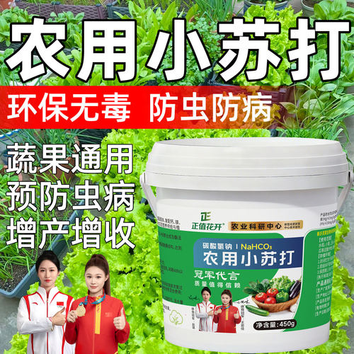 农用小苏打种菜肥料碳酸氢钠粉蔬菜专用农业种植除虫杀菌防虫增产
