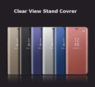 Mirror flip Cover For Samsung Galaxy S8 plus S7 Edge case