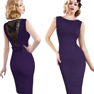 New European women's dress spring summer lace cutout dress