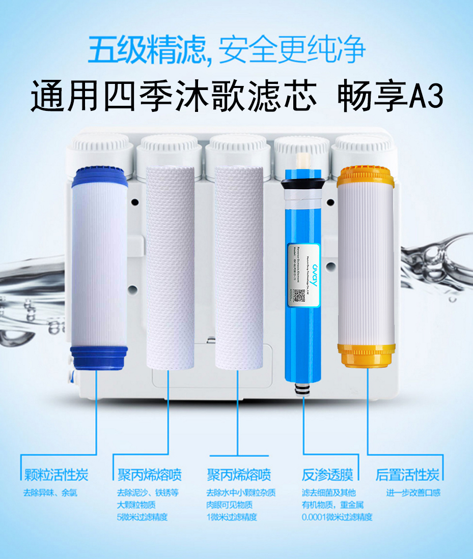 四季沐歌a3/a5畅享净水器滤芯