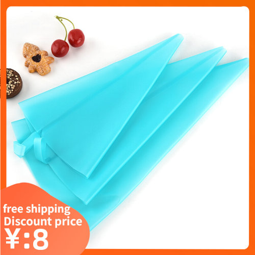 3pcs Silicone Pastry Bag Icing Piping Cream Cake Decorating