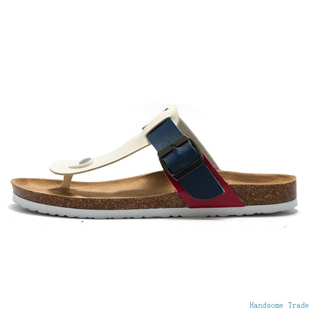 Men Flipflop Cork Slippers男拖鞋情侣Man slides Beach Sandals