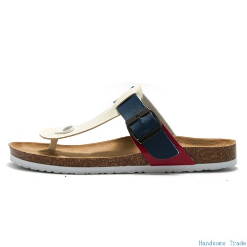 Men Flipflop Cork Slippers男拖鞋情侣Man slides Beach Sandals - 封面