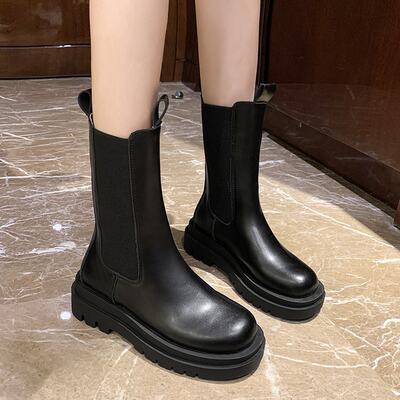 Chelsea boots women short boots martin boots切尔西靴烟筒短靴