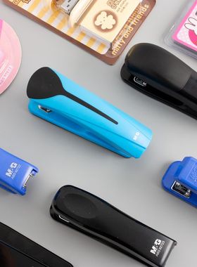 晨光文具订书机12号自储钉办公省力订书器标准型 ABS92838