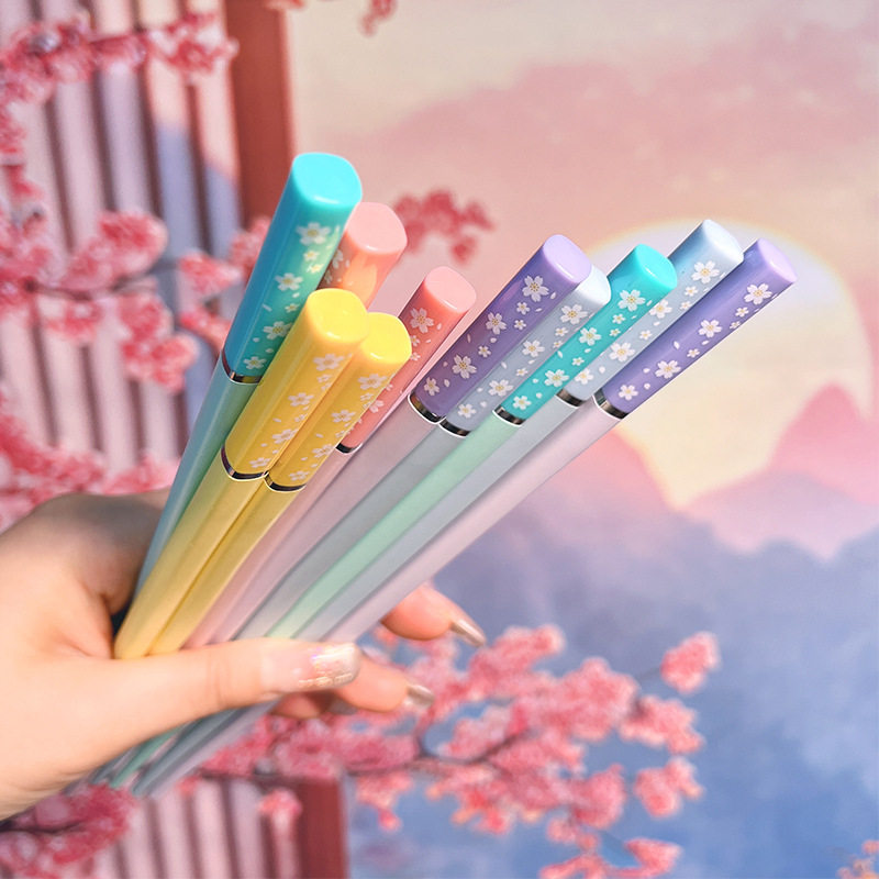 厂家直销樱花合金筷子新