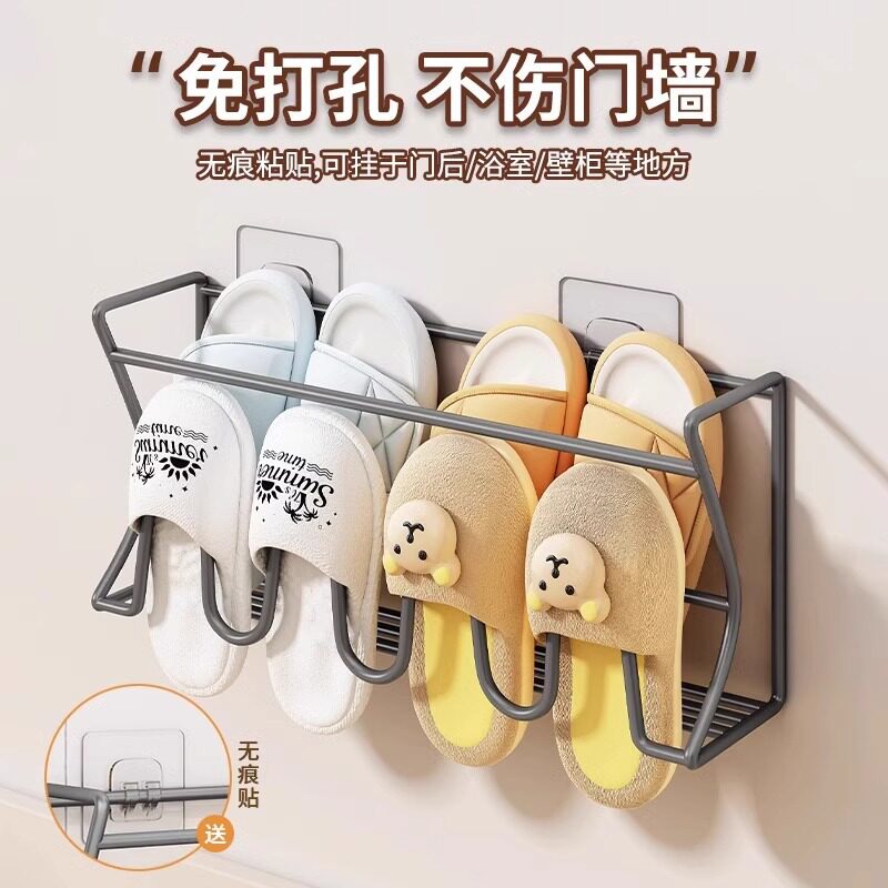 免打孔门后鞋架简易家用