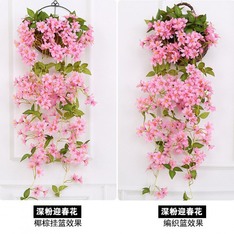 仿真迎春花假花装饰室内
