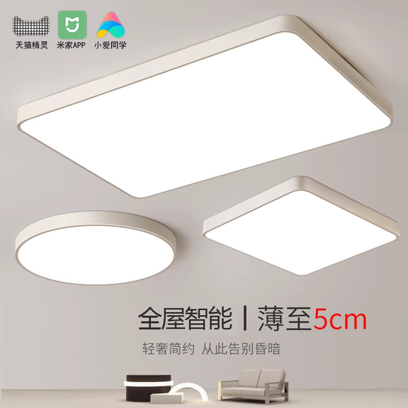 缤伦极简长方形客厅圆形卧室灯具