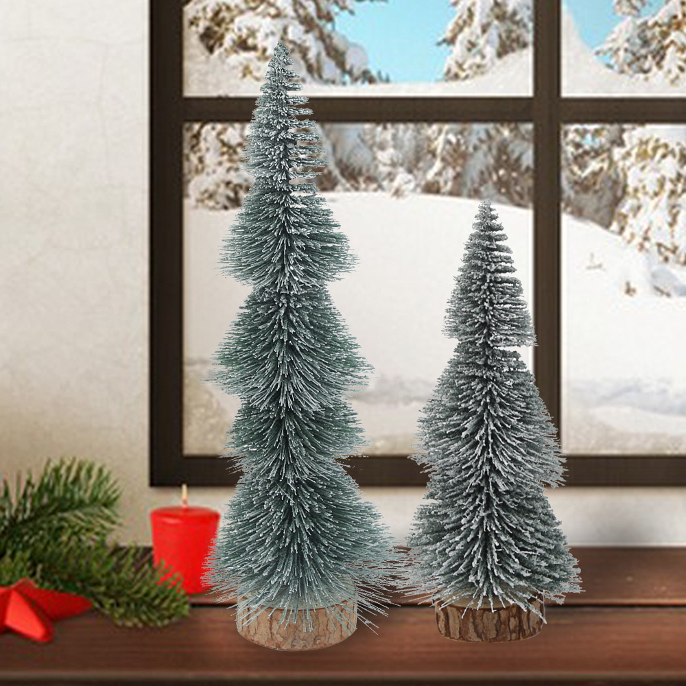 小圣诞树Mini Christmas Cedar Tree Decoration Office Desktop