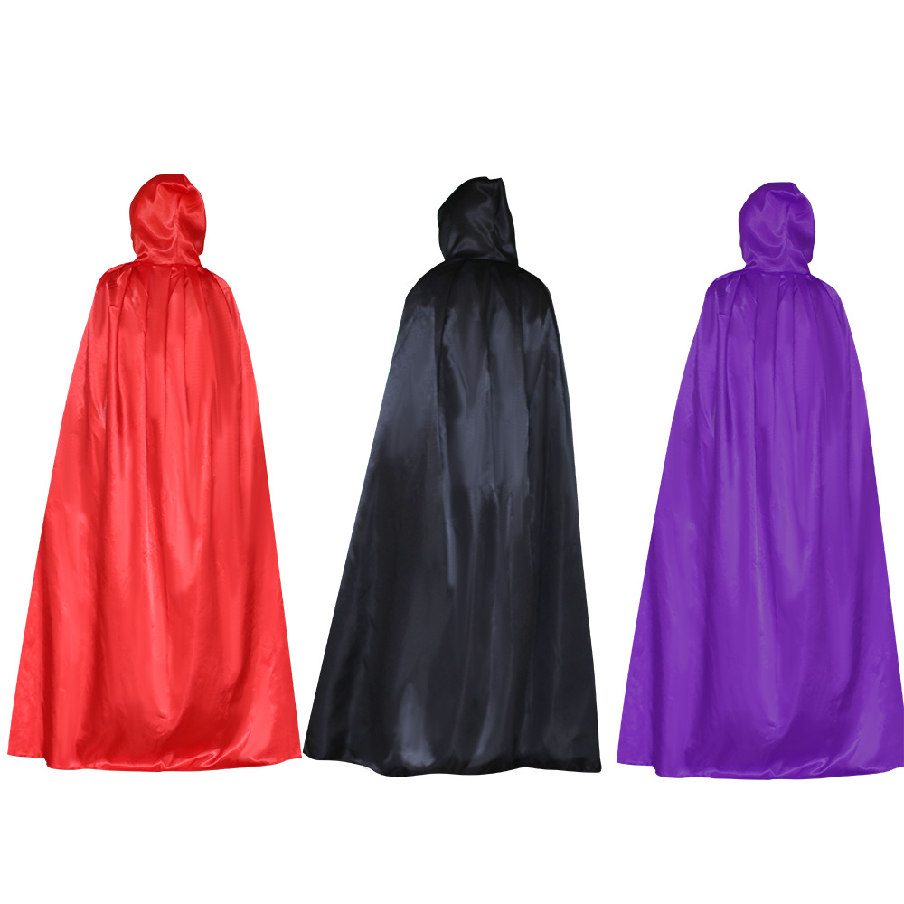 Halloween costume children adult cosplay costume witch cloak