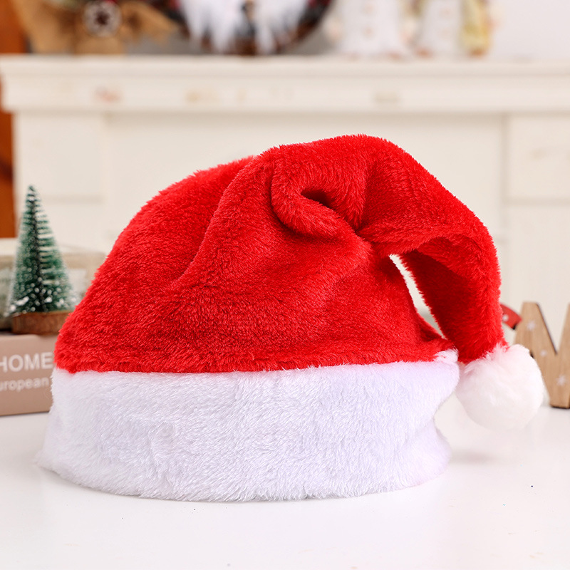 Christmas short woolen hats adults children 儿童成人圣诞帽