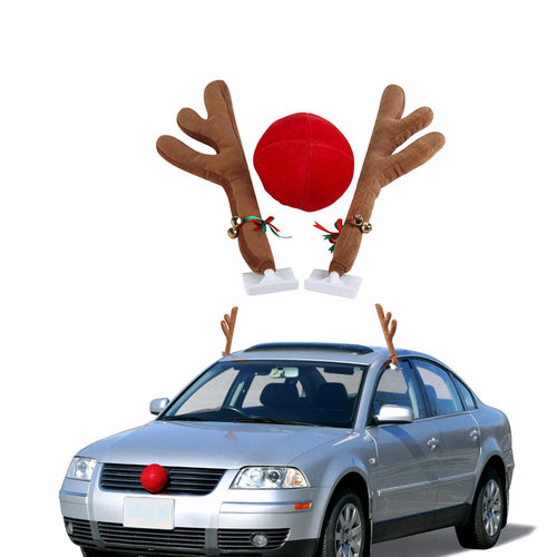 Christmas cartoon Antlers Car roof Decorations圣诞节汽车装饰