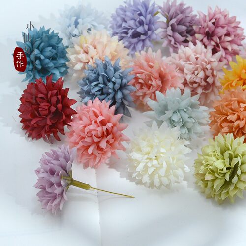 4cm千层菊花二次元娃娃绢花