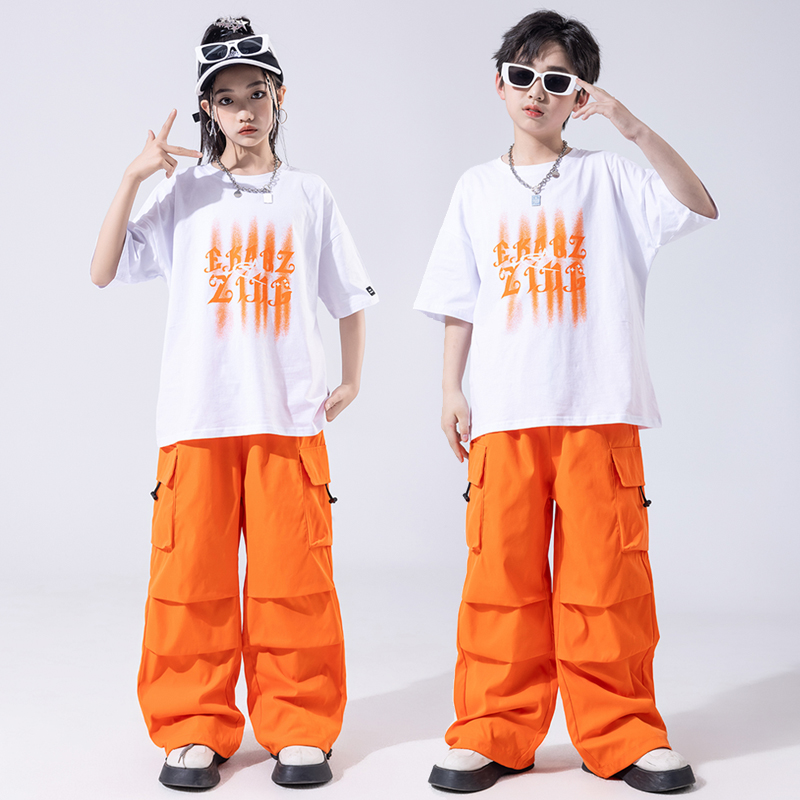 街舞儿童潮服小学生运动会套装