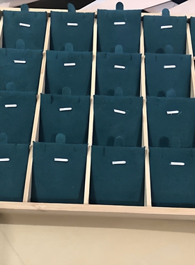 新品竹木首饰项链展示架耳环吊坠