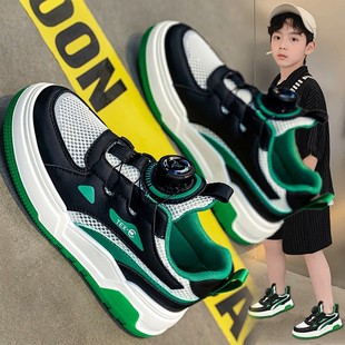 帮登官方正品男童鞋板鞋2025夏季新款儿童网面透气运动单网鞋大童