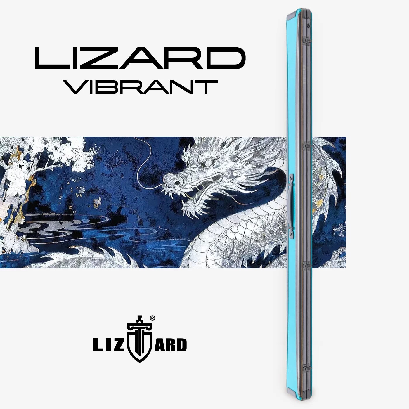 LIZARD莱瑟塔碳盾系列台球杆盒3槽防撞抗摔斯诺克台球小头杆杆盒图片