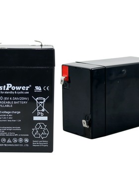 FirstPower蓄电池 FP640 (6V4.0Ah/20Hr) 玩具车 童车 电子称电池