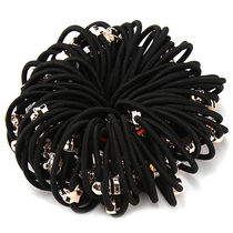 Super value 20-100 pieces of high elastic hair tie like leather band Korean version headrope female hair circle children's headgear