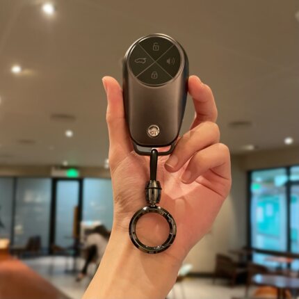 适用蔚来es6钥匙套ec6/et5专用et7壳es8es7汽车高档全包男女包扣