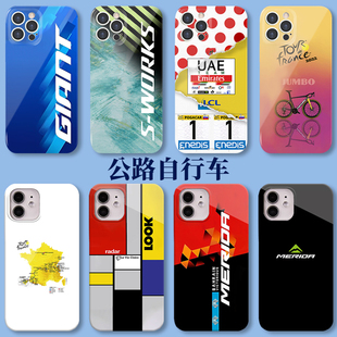 公路车手机壳苹果14美利达iPhone13环法12promax巴林胜利小米11自行车vivo捷安特oppo菲林壳ins潮适用i闪电8p