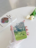 草原雪山风景iPhone12Promax苹果14 13手机保护壳nova11华为p50小米13至尊vivox80iQOO10适用OPPOa55荣耀三星