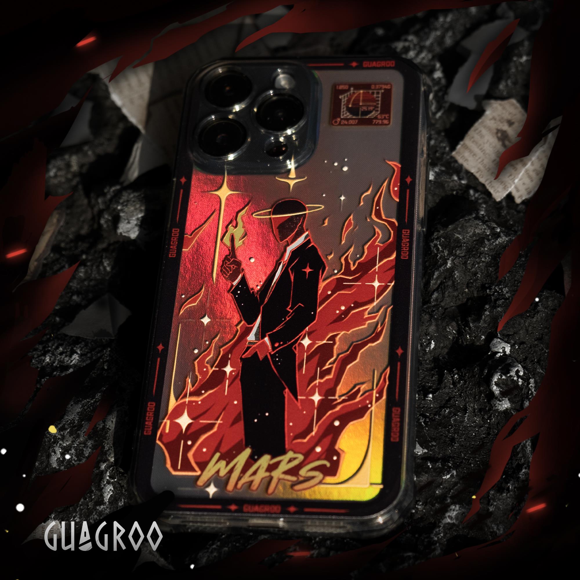 Guagroo火·星耀原创手机保护壳iphone14苹果小众13ProMax适用12设计高级