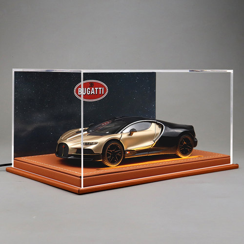 124布加迪陀飞轮合金车模跑车