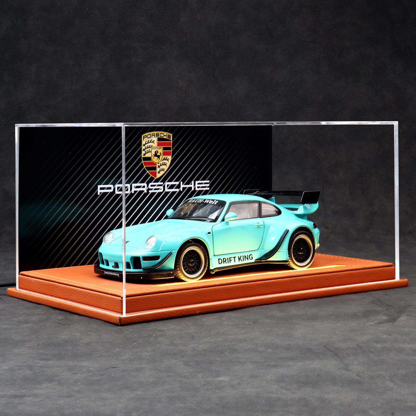 保时捷911 GT3宽体跑车仿真汽车模型合金收藏车模玩具生日礼物男