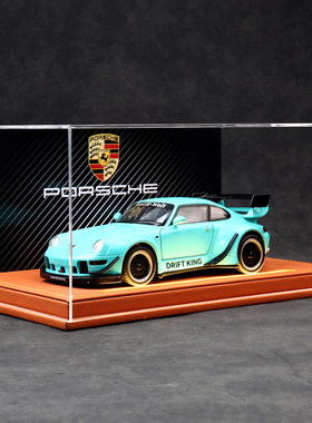保时捷911 GT3宽体跑车仿真汽车模型合金收藏车模玩具生日礼物男