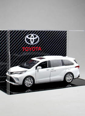 丰田塞纳MPV商务车合金限量车模仿真汽车玩具收藏送领导男生礼物