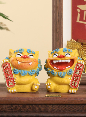 风狮爷摆件国潮醒狮泉州文创纪念品玄关装饰福建闽南旅游伴手礼物