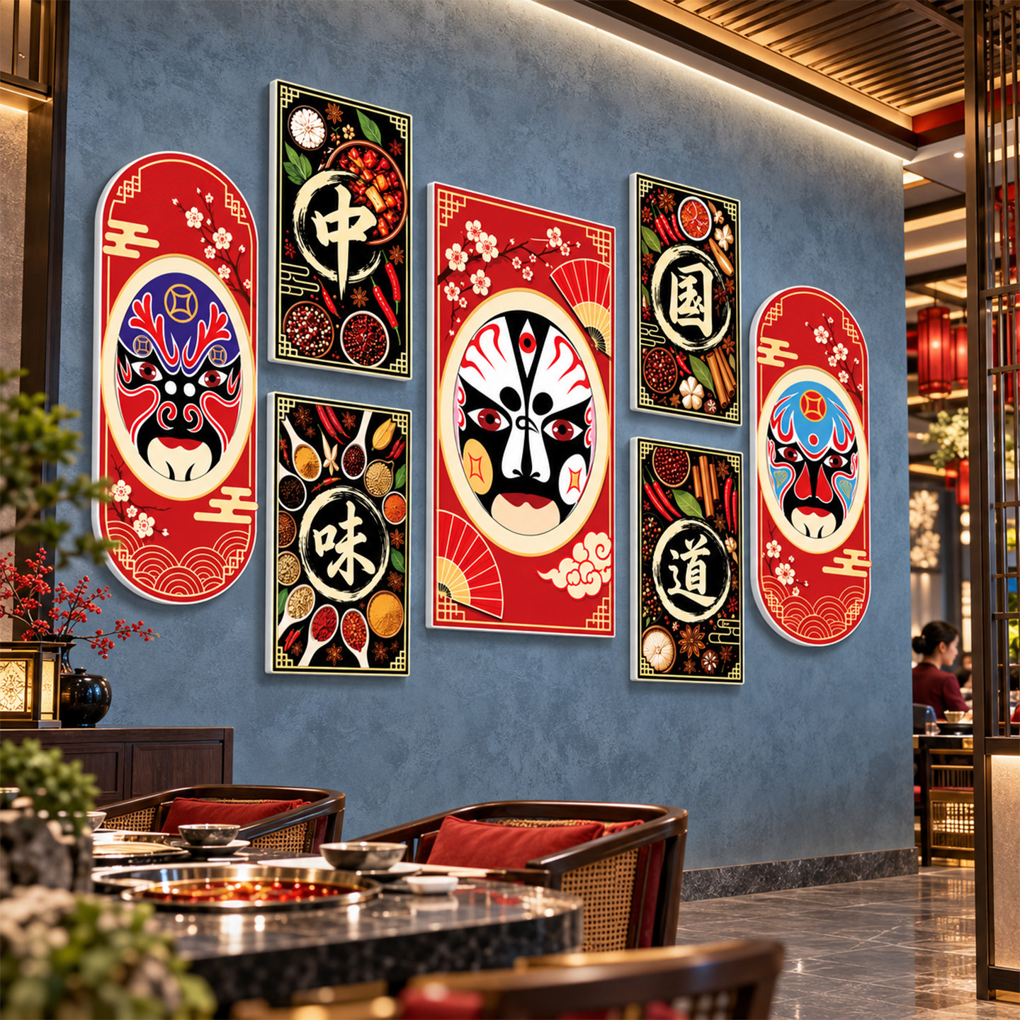 【中国味道】餐饮饭店墙面装饰画