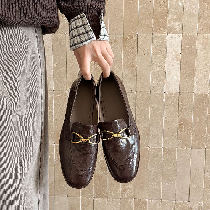 圆头平底TPR(牛筋）胶粘工艺头层猪皮深口单鞋,女鞋,深口单鞋,淘宝优惠券,粉丝福利购,淘宝优惠卷