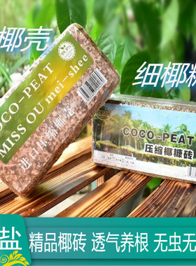 进口无菌椰砖椰土无土栽培多肉土种菜种花免浸泡散装椰糠爬宠垫