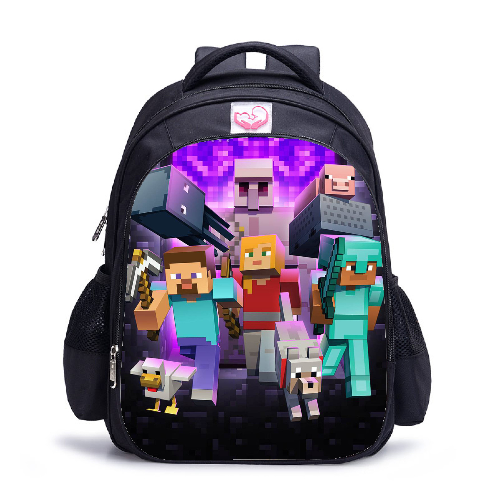 现货新款我的世界Minecraft中小学生书包儿童背包双肩包