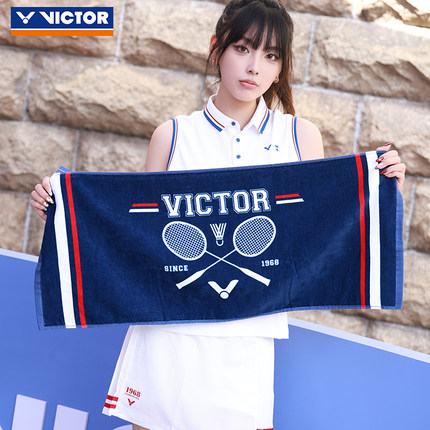 VICTOR威克多胜利运动毛巾羽毛球俱乐部系列擦汗吸汗巾TW5521VBC
