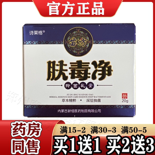 诗莱格苗方肤毒净20g 官方正品 皮肤外用草本抑菌乳膏 新恒 盒