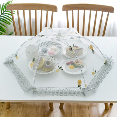 北欧风饭菜罩子苍蝇折叠拆洗餐桌