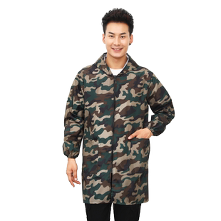 长袖男款罩衣大人防水防油围裙家用厨房时尚男士工作服新款大褂