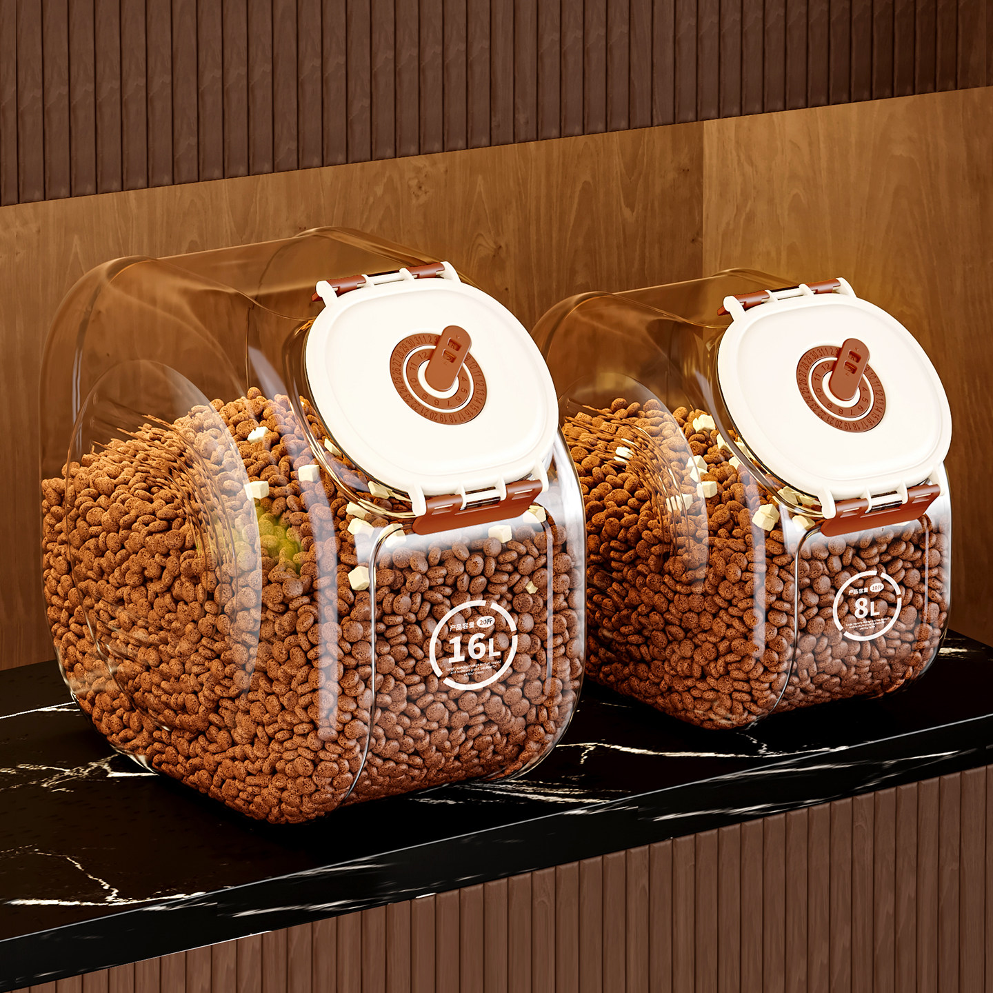 猫粮储存桶狗粮密封桶防潮储粮桶家用宠物粮食密封猫粮罐收纳盒子,厨房/烹饪用具,米桶/米缸,淘宝优惠券,粉丝福利购,淘宝优惠卷