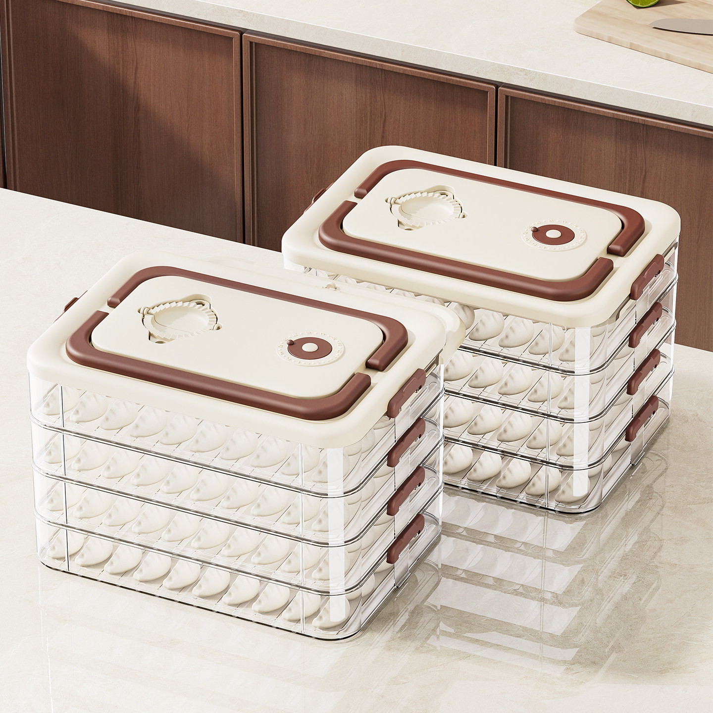 食品级饺子收纳盒包子通用