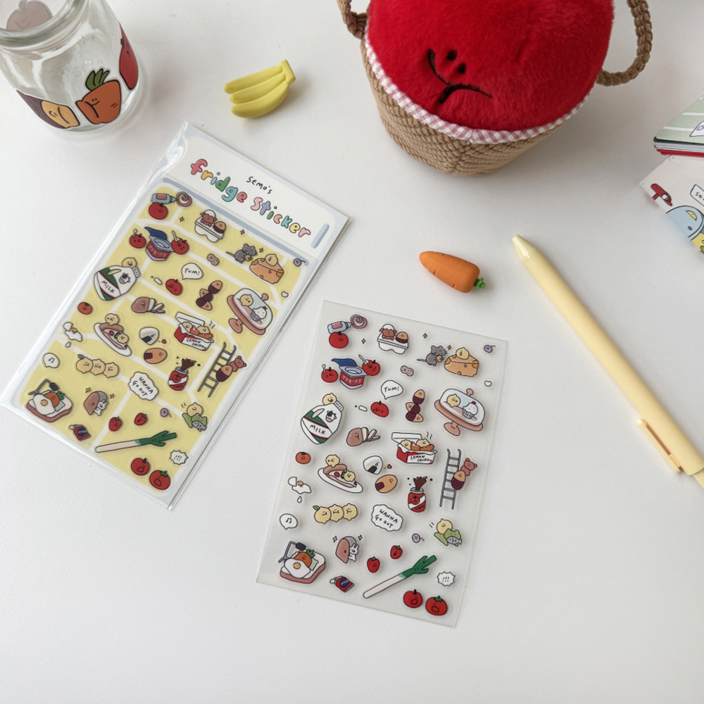 贴纸可移无痕咕卡手账日记本装饰